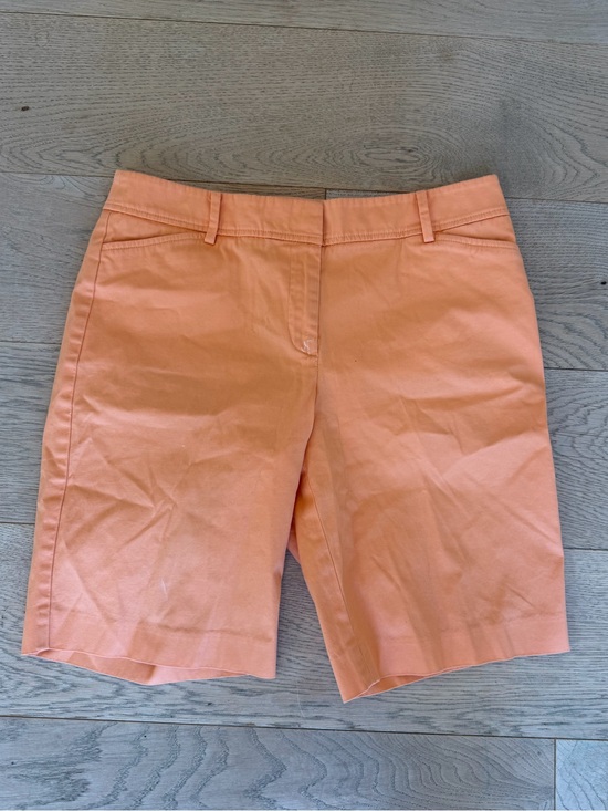 Talbots Pants - Talbots Perfect Shorts Peach Chino Flat Front Women’s Petite 8P